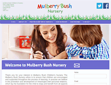 Tablet Screenshot of mulberrybush-argyll.co.uk